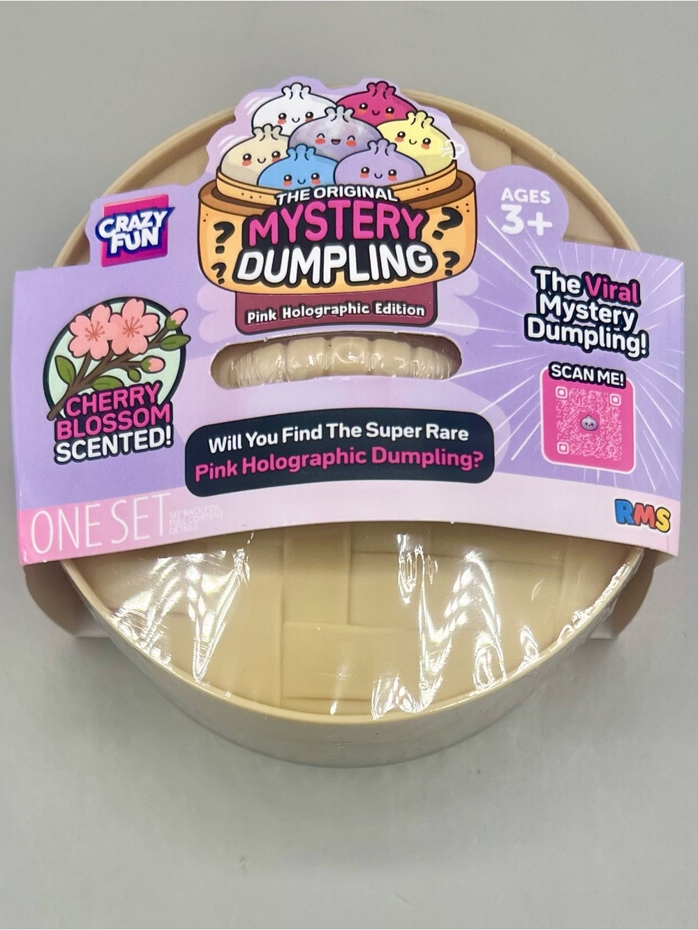 RMS Crazy Fun PINK Holographic Edition Mystery Dumpling Cherry Blossom Scented🍒🩷